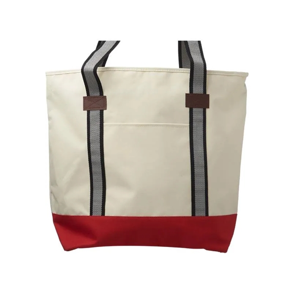 Large Sea Coast Polyester Tote Bag plus 1 color silkscreen imprint... from ASI 37218 Athena Promo (tm)