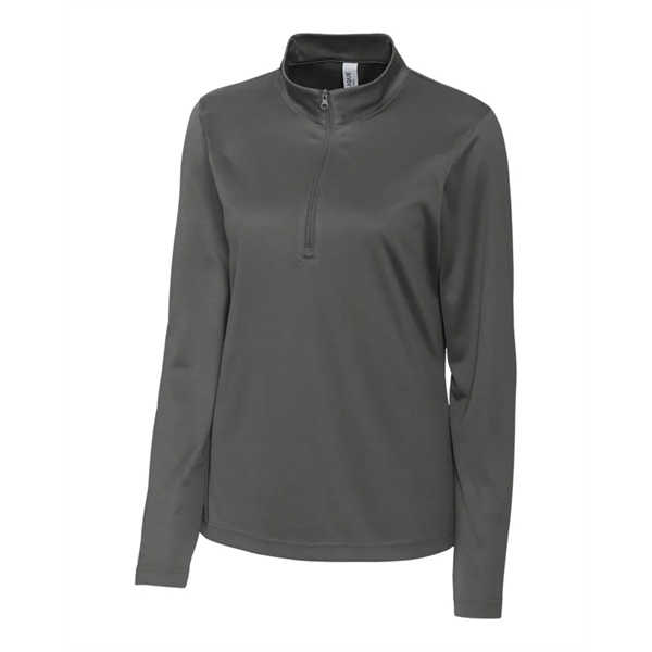 Women's sweatshirt with a half-zip and long sleeves.... from ASI 47965 Cutter & Buck