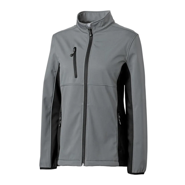 Women's jacket with a full-zip, water resistance, zippered chest pocket, and... from ASI 47965 Cutter & Buck
