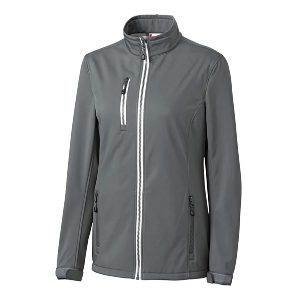Ladies' jacket with a full-zip, water resistance, zippered chest pocket, and... from ASI 47965 Cutter & Buck