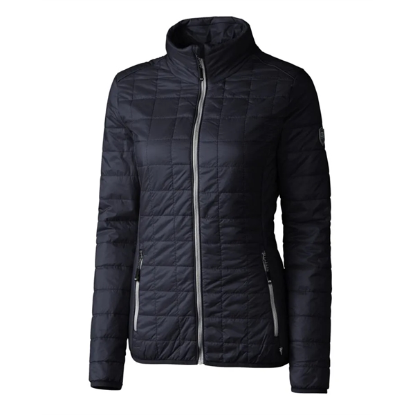 Women's puffer jacket with a full-zip, insulation, hood, wind and water... from ASI 47965 Cutter & Buck