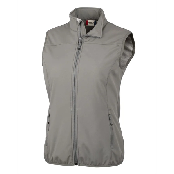 Women's vest with a full-zip, water resistance, two pockets, and brushed... from ASI 47965 Cutter & Buck