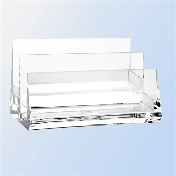 Acrylic Dual Tier Business Card Holder... from ASI 31517 Admart Products / Admart Line