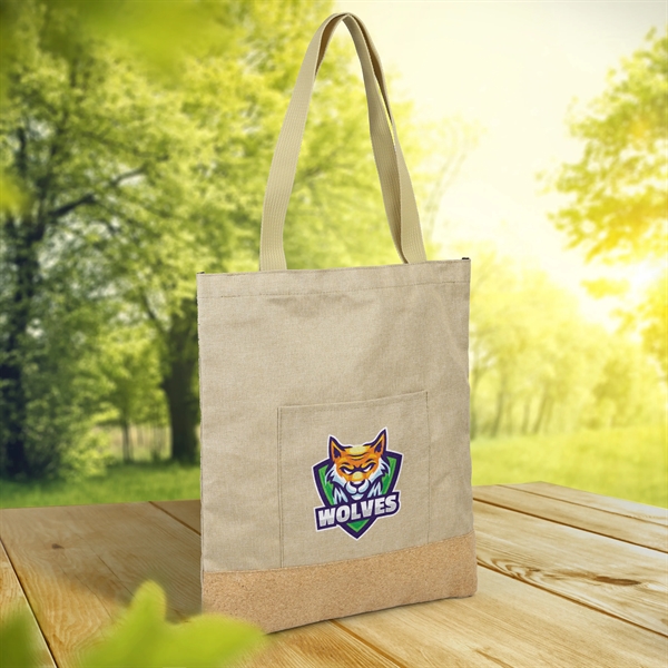 13.5" x 15.15" tote bag with cork trim, comfortable handle and... from ASI 90807 Tekweld