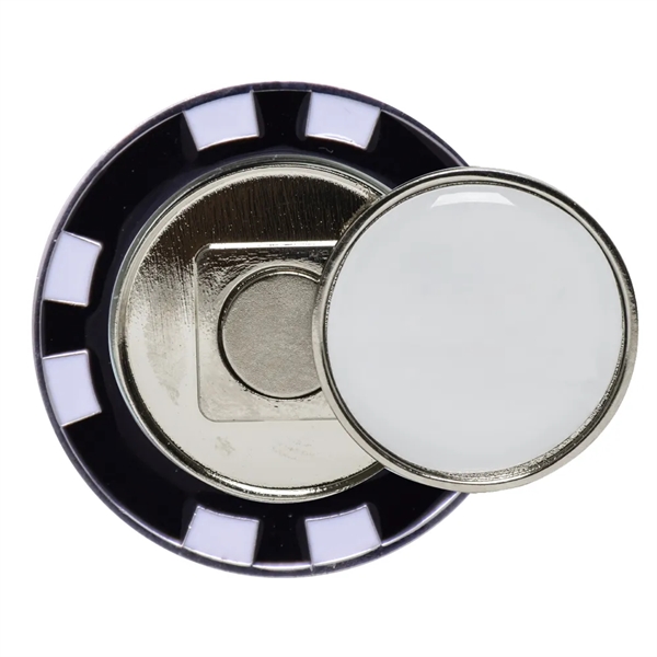 Solid metal poker chip magnetic ball marker available in several colors.... from ASI 38120 Ball Pro / Diversified Quality Kitchenware
