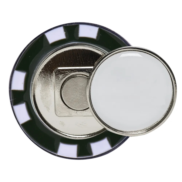 Solid metal poker chip magnetic ball marker available in several colors.... from ASI 38120 Ball Pro / Diversified Quality Kitchenware