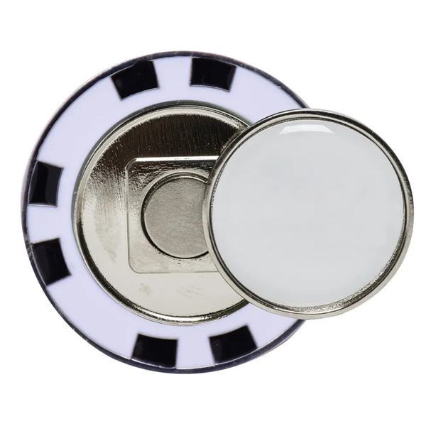 Solid metal poker chip magnetic ball marker available in several colors.... from ASI 38120 Ball Pro / Diversified Quality Kitchenware