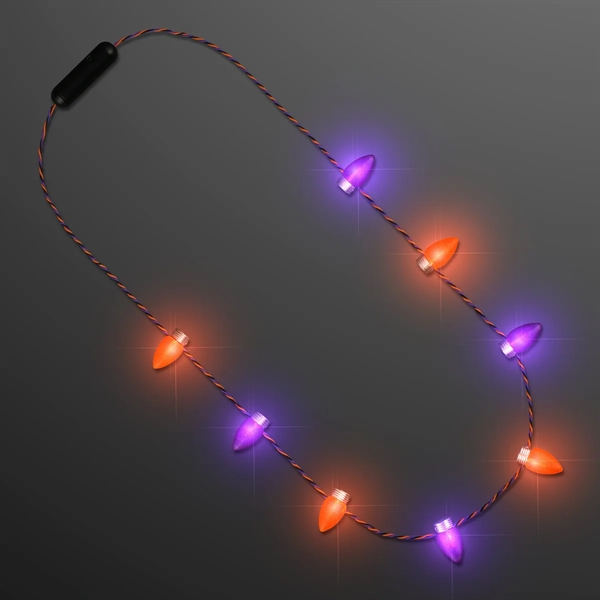 Holiday Light Necklaces With 1" Bulbs; Blank Pricing Only... from ASI 34194 ALightPromos / Alight Promotional Products