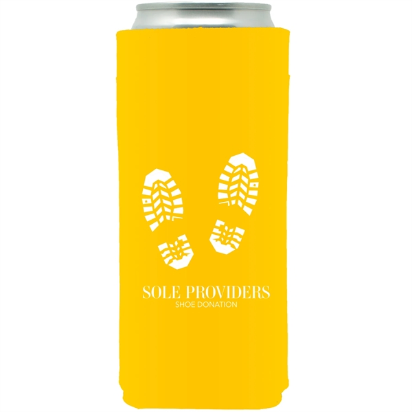 Keep slim cans cold & your brand bold with this trendy... from ASI 61966 HPG / HPG Gold Best Promotions USA