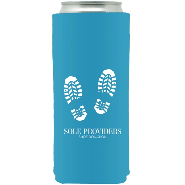 Keep slim cans cold & your brand bold with this trendy... from ASI 61966 HPG / HPG Gold Best Promotions USA