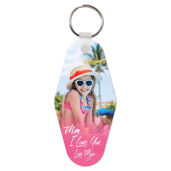 Unisub Gloss FRP Vintage Hotel Keychain... from ASI 92531 Unique Custom Products / UCP