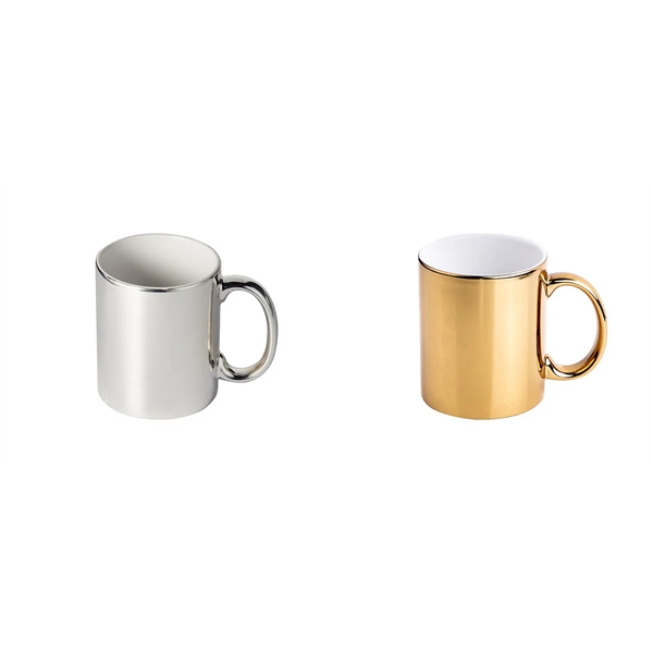 11 oz Metallic Plated Ceramic Mug... from ASI 92531 Unique Custom Products / UCP
