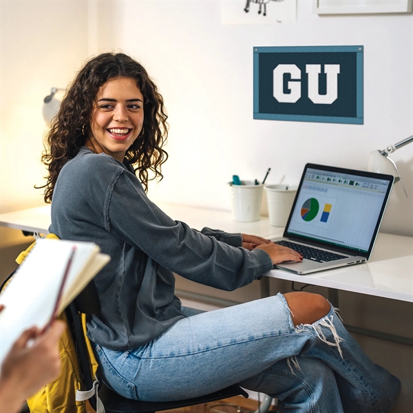 12" x 18" Appliqued Full Color Custom Felt Banner... from ASI 80228 Quinn