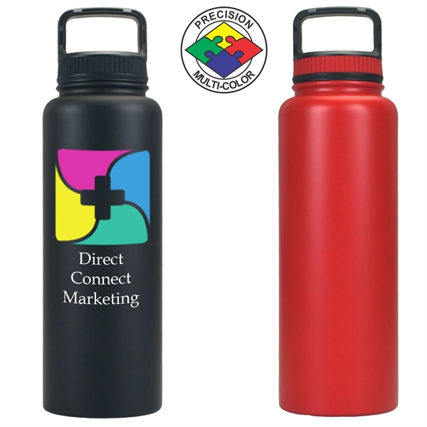 33oz Straight Side Vacuum Growler with Handle Top... from ASI 80093 Pyrographics / Pyrographics Line