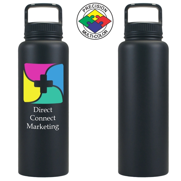 33oz Straight Side Vacuum Growler with Handle Top... from ASI 80093 Pyrographics / Pyrographics Line