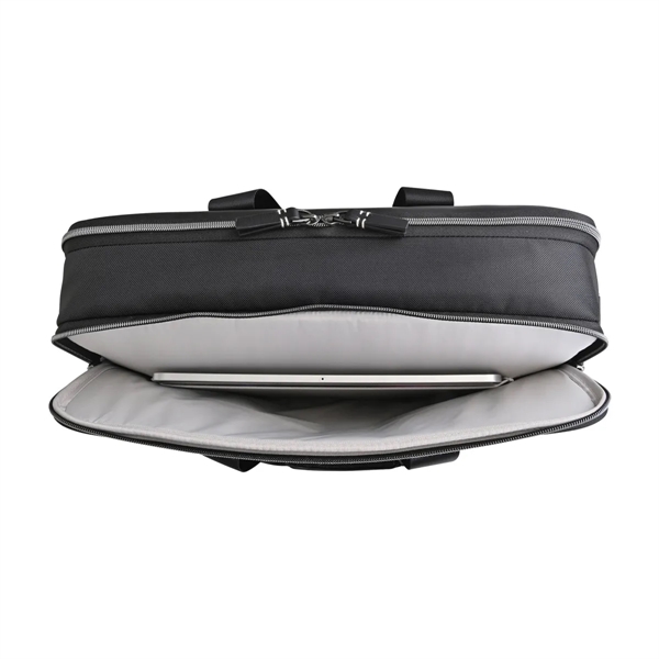 Travis & Wells® recycled nylon and PU leather laptop portfolio with... from ASI 56070 Gemline / Gemline®