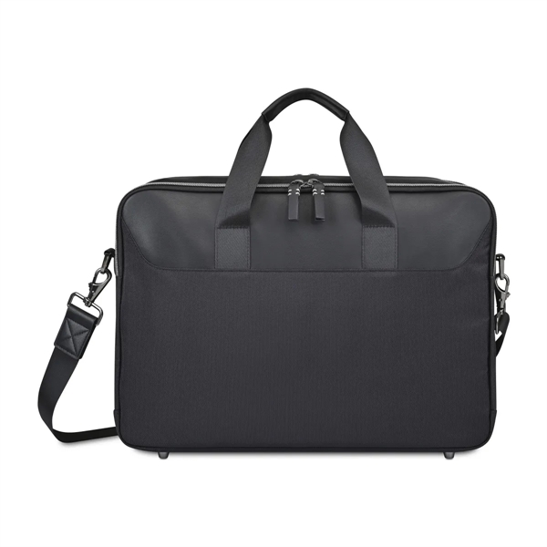 Travis & Wells® recycled nylon and PU leather laptop portfolio with... from ASI 56070 Gemline / Gemline®