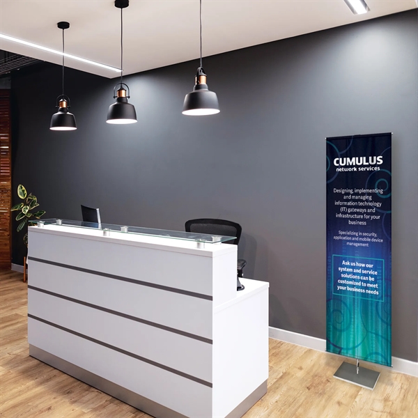 23" x 65" Display Stand with Knit Polyester Banner.... from ASI 80228 Quinn