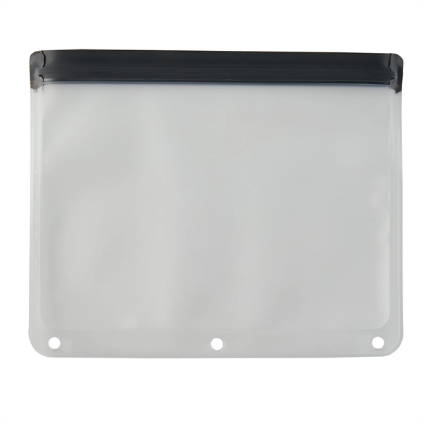 PEVA school pouch with zip-lock closure on top.... from ASI 52840 Evans Manufacturing