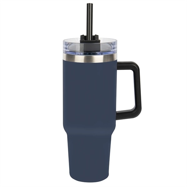 40 oz. stainless steel tumbler with double wall vacuum insulated construction,... from ASI 61125 Hit Promotional Products