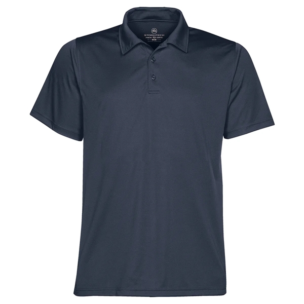 Men's polo with moisture-wicking and snag-resistant fabric, 3-button placket, self-fabric collar... from ASI 61125 Hit Promotional Products / Hit®