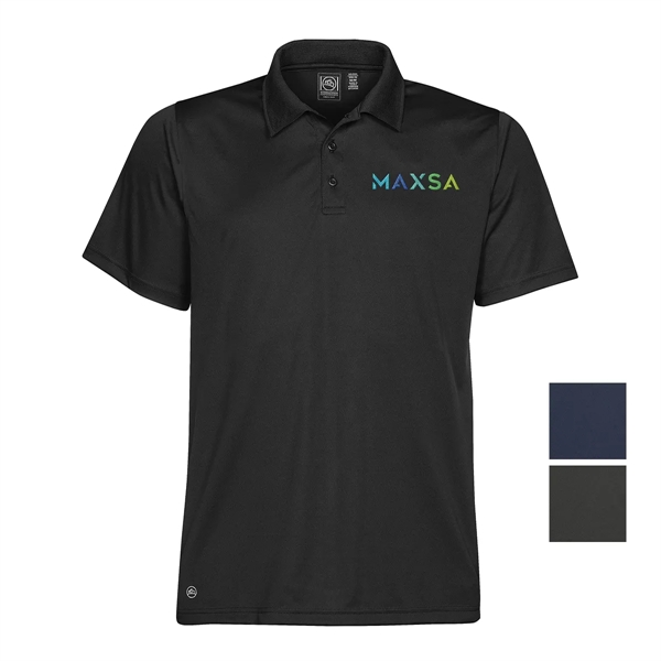 Men's polo with moisture-wicking and snag-resistant fabric, a UPF rating of... from ASI 61125 Hit Promotional Products / Hit®