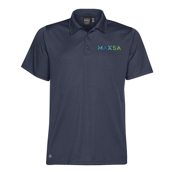 Men's polo with moisture-wicking and snag-resistant fabric, a UPF rating of... from ASI 61125 Hit Promotional Products / Hit®