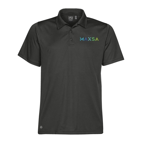 Men's polo with moisture-wicking and snag-resistant fabric, a UPF rating of... from ASI 61125 Hit Promotional Products / Hit®