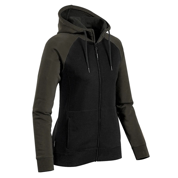 Women's hoody with an attached hood, adjustable drawcord, kanga pocket and... from ASI 61125 Hit Promotional Products / Hit®