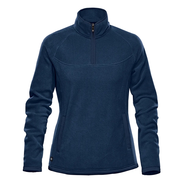 Women's fleece top with a 1/4 zip high collar, a kanga... from ASI 61125 Hit Promotional Products / Hit®