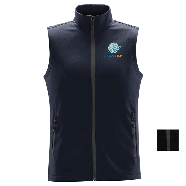 Men's full-zip vest with a water-repellent finish, zippered hand pockets with... from ASI 61125 Hit Promotional Products / Hit®