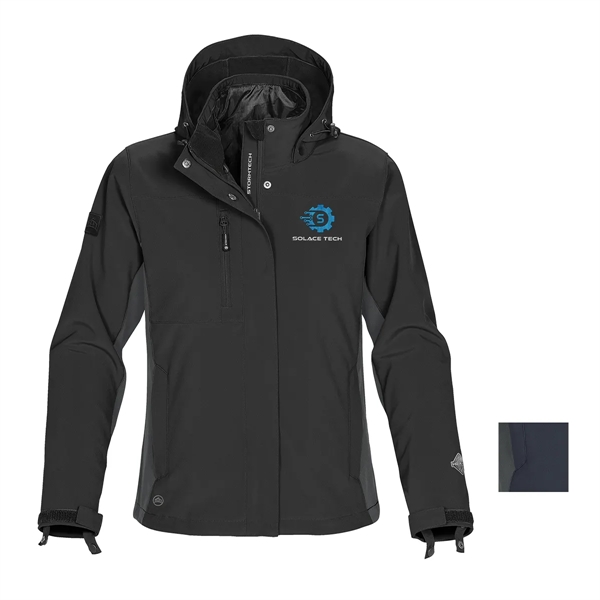 Women's jacket with a waterproof design, adjustable hood, adjustable cuffs, media... from ASI 61125 Hit Promotional Products / Hit®
