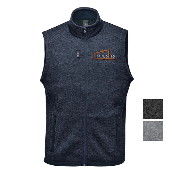 Men's zip-up vest with a brushed interior, zippered chest pocket, hand... from ASI 61125 Hit Promotional Products / Hit®