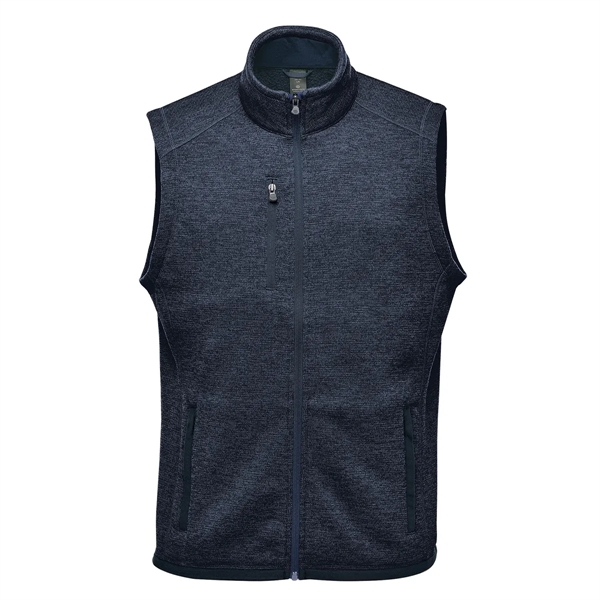 Men's zip-up vest with a brushed interior, zippered chest pocket, hand... from ASI 61125 Hit Promotional Products / Hit®