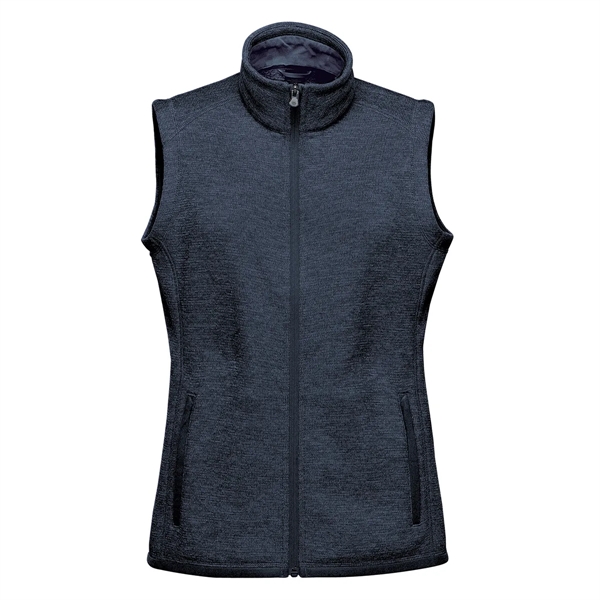 Women's full zip vest with a brushed interior, zippered hand warmer... from ASI 61125 Hit Promotional Products / Hit®