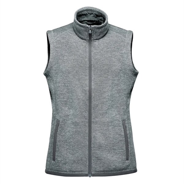 Women's full zip vest with a brushed interior, zippered hand warmer... from ASI 61125 Hit Promotional Products / Hit®