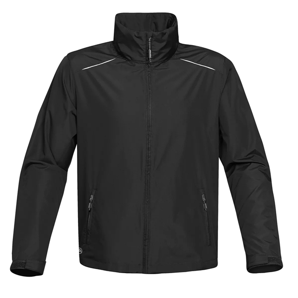 Men's jacket with an adjustable hood and cuffs, back mesh-lined vent,... from ASI 61125 Hit Promotional Products / Hit®