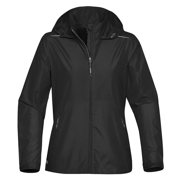 Women's jacket with an adjustable hood and cuffs, a mesh-lined vent,... from ASI 61125 Hit Promotional Products / Hit®