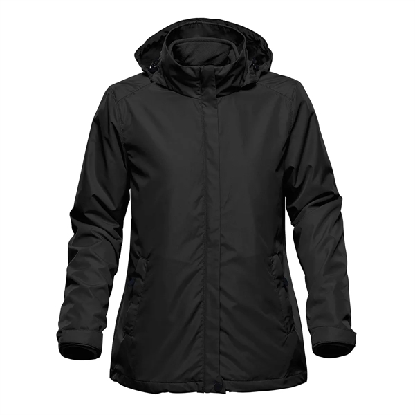 3-in-1 women's jacket with a water-repellent finish, zip-out polyester fleece liner,... from ASI 61125 Hit Promotional Products / Hit®