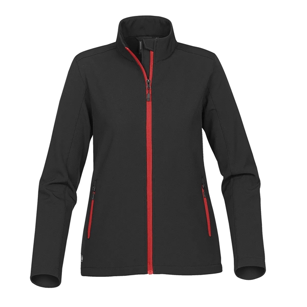 Women's softshell jacket with zippered brushed tricot pockets and chin saver.... from ASI 61125 Hit Promotional Products / Hit®