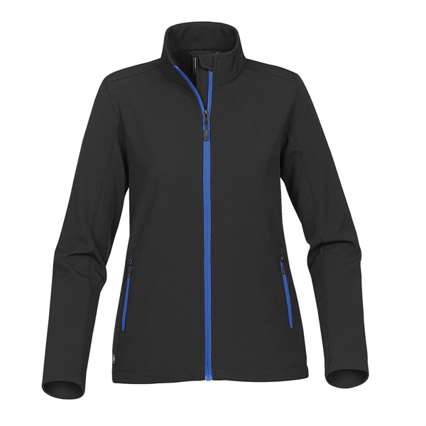 Women's softshell jacket with zippered brushed tricot pockets and chin saver.... from ASI 61125 Hit Promotional Products / Hit®