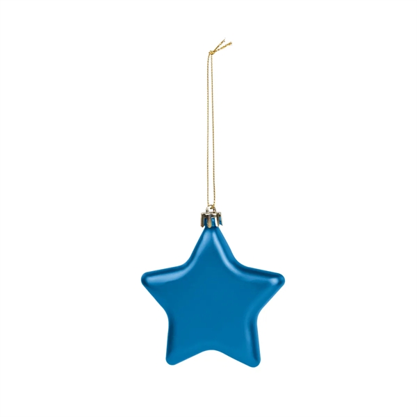 Shatter-resistant, star-shaped ornament with a string for hanging.... from ASI 61125 Hit Promotional Products / Hit®