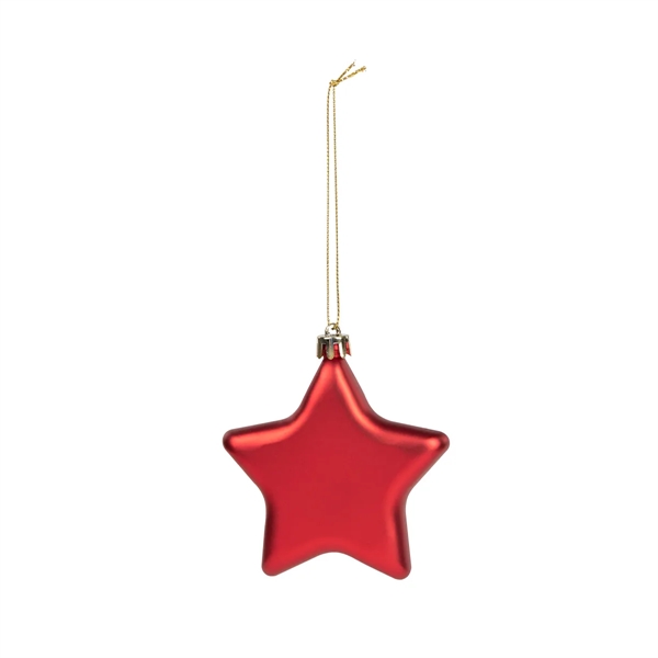 Shatter-resistant, star-shaped ornament with a string for hanging.... from ASI 61125 Hit Promotional Products / Hit®