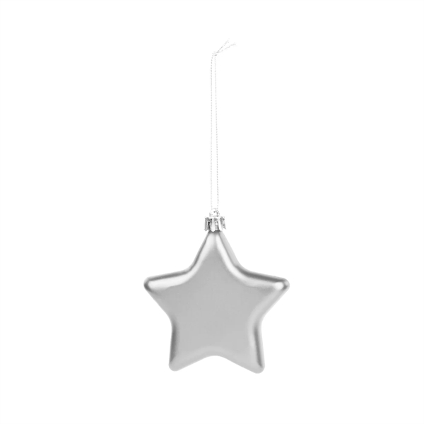 Shatter-resistant, star-shaped ornament with a string for hanging.... from ASI 61125 Hit Promotional Products / Hit®