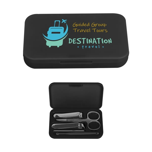 Manicure set with a pair of diagonal nail clippers, nail file,... from ASI 61125 Hit Promotional Products / Hit®