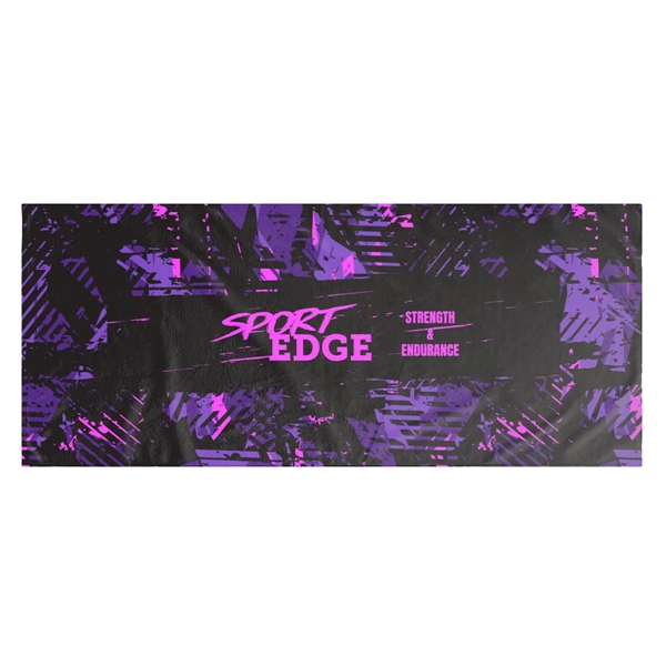 28" x 58" beach towel made of 52/48 polycotton.... from ASI 61125 Hit Promotional Products / Hit®