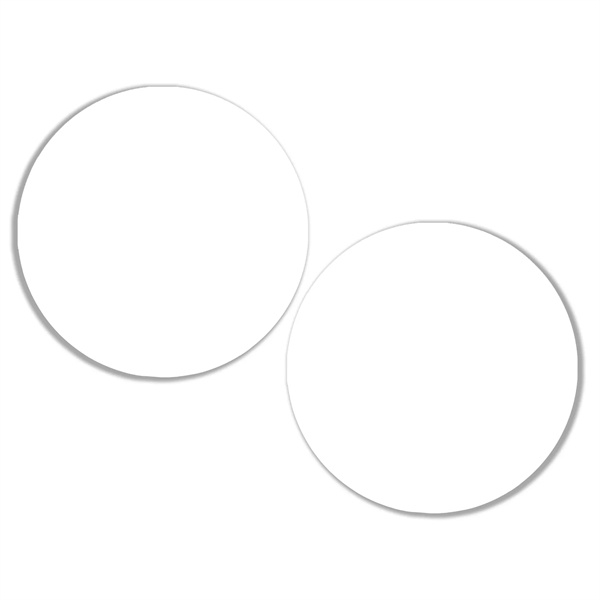 Round stickless hand fan printed on 16 point coated board stock.... from ASI 93520 Ventura Inc