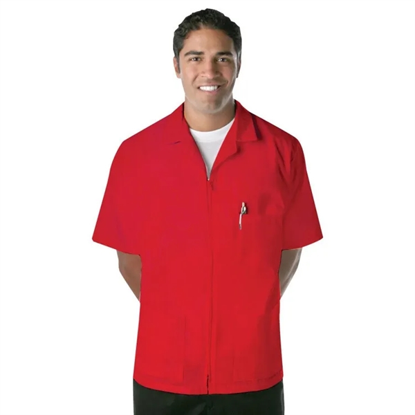 Unisex zipper smock designed with a left chest pocket, 2 lower... from ASI 36558 Aprons, Etc.