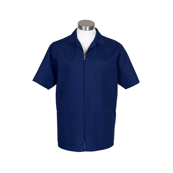 Unisex zipper smock designed with a left chest pocket, 2 lower... from ASI 36558 Aprons, Etc.