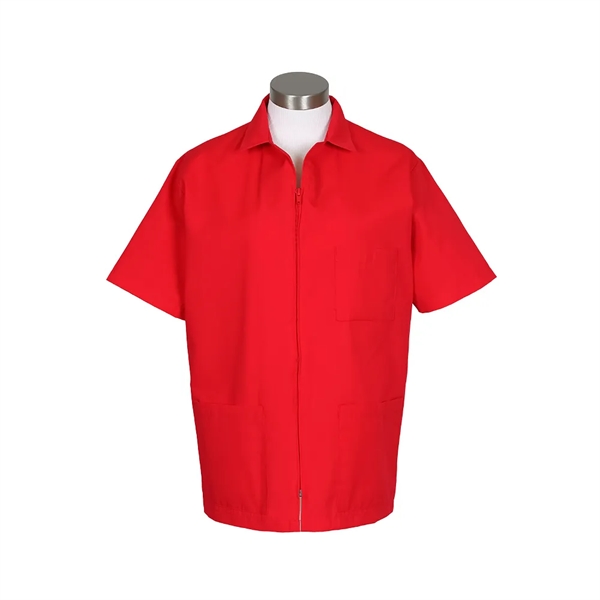 Unisex zipper smock designed with a left chest pocket, 2 lower... from ASI 36558 Aprons, Etc.
